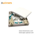Preço barato da fábrica Mini 2 porta SC fibra óptica soquete de parede Ftth caixa